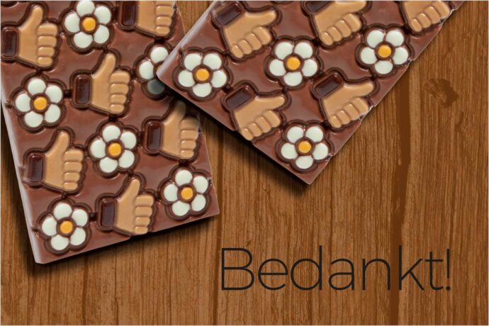Wenskaart "Bedankt"